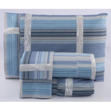 Imagem de Jogo de Lençol Solteiro Estampado Percal 180 Fios Algodão Trento - 02 