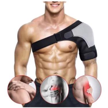 Imagem de Ombreira Ortopédica Suporte Ombro Neoprene Ajustável Tenso - Shop DANI
