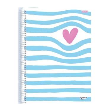 Imagem de Caderno De 15 Materias Ades Kbom Fem 300fls Capas Sortidas - Sao Domin