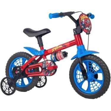Imagem de Bicicleta Infantil de Rodinha Aro 12 Homem - Aranha Marvel - Nathor