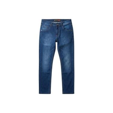 Imagem de Calça Jeans Skinny Masculina Azul Escuro Jeans Grosso 38 ao 46 - ZZ, 3