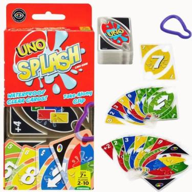 Imagem de Jogo Uno Splash Original 108 Cartas 7+ DHW42 Mattel
