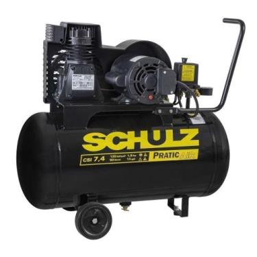Imagem de Compressor de Ar 2cv 220v 50lts 7,4pcm Schulz PraticAir CSI