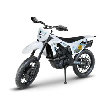 Imagem de Motocross Racing Moto Com Pezinho Roma Brinquedos 34 Cm - Ref. 0907, B