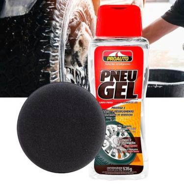 Imagem de Esponja + Limpa Pneu Longa Duração Proteçao Proauto - PROAUTO/ AUTO CR