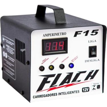 Imagem de Carregador de Bateria Inteligente Flach F15 12V 15A - Outras