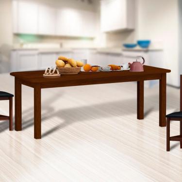 Imagem de Mesa De Jantar Madeira Maciça Para 10 Lugares Safira Castanho Shop JM