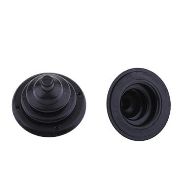 Imagem de 2 peças de selos de bota marinha para barco tampas de admissão de água 100 mm / 4" de diâmetro preto
