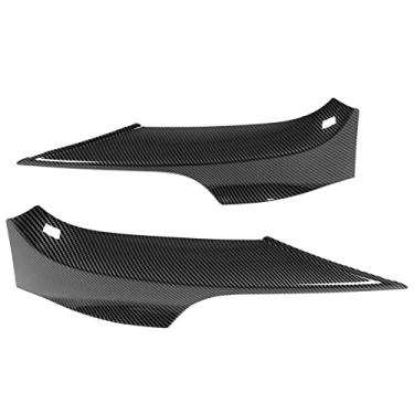 Imagem de Divisores de Canto de Pára-choque de Carro, Divisores de Canto de Lábio de Pára-choque Dianteiro, Divisores de Protetor de Pára-choque Inferior para 3 Series E92 M Sport Coupe 2006-2010 (Estilo de fibra de carbono)
