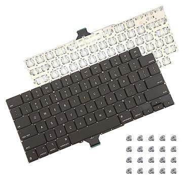 Imagem de Teclado americano com cabo flexível + kit de parafusos de substituição para teclado MacBook Pro 35.6 cm A2442, 40.6 cm A2485 2021