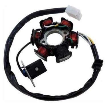 Imagem de Estator shineray bikelete 50 11/12  5 fios/pinos  6 bobinas