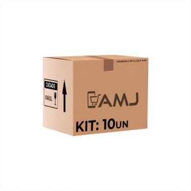 Imagem de Kit Caixas de Papelão Para Mudança Medidas 33x26x24 - AMJ, Kit C/10