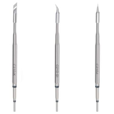 Imagem de WEP Conjunto de pontas de ferro de solda 210-I/SI/K (3 peças, 1 Type-I, 1 Type-K, 1 Type-SI) APENAS para estação de solda WEP 982-II, WEP 982D