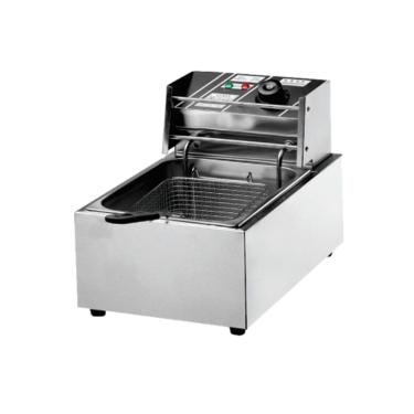 Imagem de Fritadeira Elétrica 1 Cuba Aço Inox 5 Litros 110V 1800W