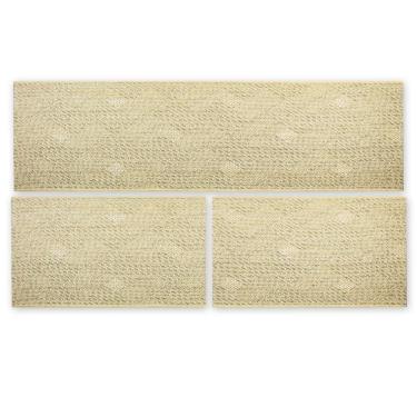 Imagem de Kit 3 Peças Ps Jogo Tapete Cozinha Largo 0,66 Antiderrapante Ps-29