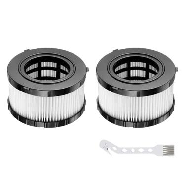Imagem de Unikstone Substituição de filtro HEPA compatível com aspirador de pó seco e úmido DEWALT DC5151H DC515 DCV517, pacote com 2 com 1 escova de limpeza