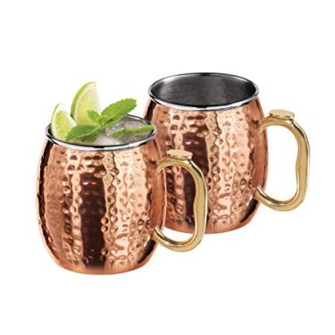 Imagem de Oggi Canecas marteladas Moscow Mule, 530 ml, cobre