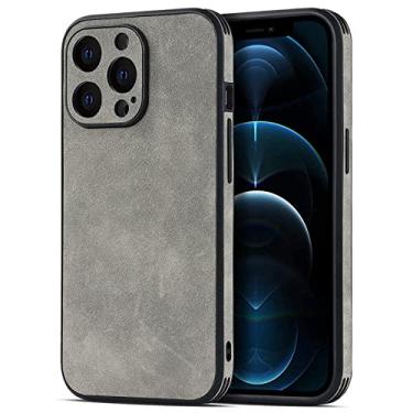 Imagem de Capa de telefone de couro PU fosco para iPhone 13 11 12 14 Pro Max XS Max XR X 13Pro 14 11 Silicone macio Business Slim Capa traseira, T6, para iphone XS Max