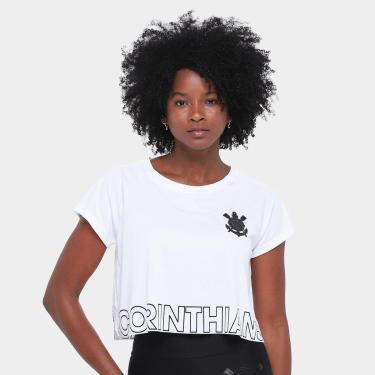 Imagem de Camiseta Cropped Corinthians Coimbra Feminina-Feminino