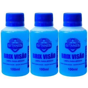 Imagem de 3 Limpa Vidro Anti Embaçante, Remove Gorduras e Sujeiras Incrustadas -