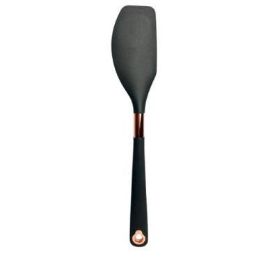 Imagem de Kit Frigideira Pó De Marmore E Espatula Cinza Silicone Cinza - Tavolo