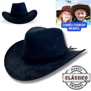 Imagem de Chapeu Country Infantil Cowboy Menino Menina Festa Peão Boiadeira Vaqu