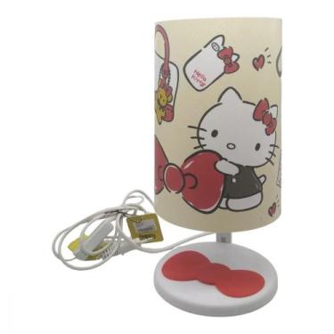 Imagem de Luminaria Hello Kitty Abajur Com Lampada Led Inclusa - Usare  Usare Lu