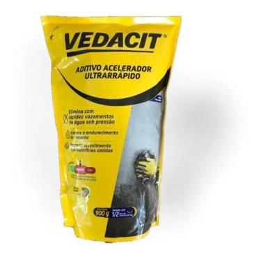 Imagem de Vedacit Rapidissimo 1/4 900ml Argamassa Concreto Acelerador