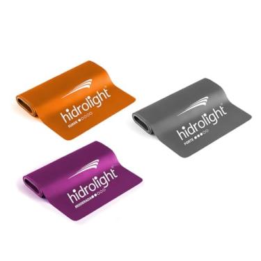 Imagem de Hidrolight 3 Elásticas (Thera Band), Kit Faixa TPE Densidades Suave Moderada E Forte Único Adulto Unissex, Multicor, Único Paquete De