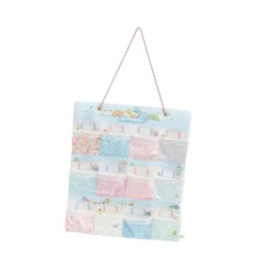 Imagem de WeiLaiKeQi Saco de suspensão de parede, organizador sobre a porta com 12 bolsos, decoração de sala, armazenamento de animais de pelúcia, para sala de jogos de