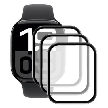 Imagem de 3 películas para Apple Watch S10 46mm - 3D sensível ao toque - Genéric