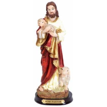 Imagem de Bom Pastor Escultura 14Cm - Zona Livre