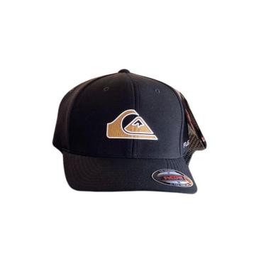 Imagem de Boné Quiksilver Textured High Logo Black-Masculino