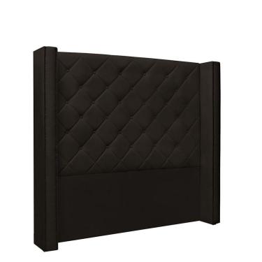 Imagem de Cabeceira Vicenza Cama Box Casal 140 Cm Corino Marrom