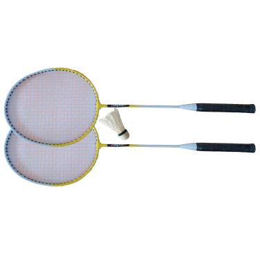 Imagem de Kit Badminton Com 2 Raquetes, 1 Peteca