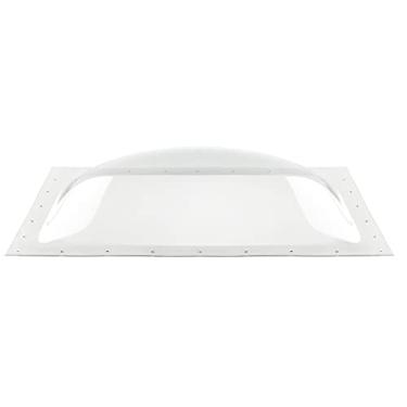 Imagem de RecPro Cúpula externa de claraboia RV | Claraboia externa universal de 35,56 cm x 55,88 cm | Estilo bolha (transparente)