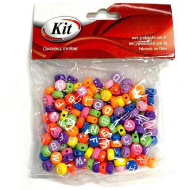 Imagem de Miçanga Conta Redonda Letras CANDY 25G - KIT