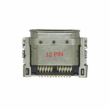 Imagem de ruichuang Substituição da base de carregamento tipo C compatível com Amazon Kindle Fire HD 10 9ª geração 2019 M2V3R5 (12 pinos, 3 peças)