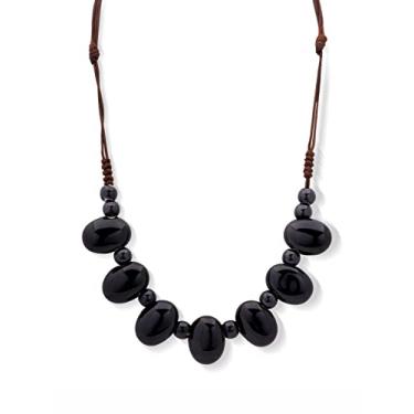 Imagem de MINACHI Colar Boho Hippie Colorido de Contas de Cerâmica Boêmio Presente para Mulheres, Cerâmica, Sem Pedra Preciosa