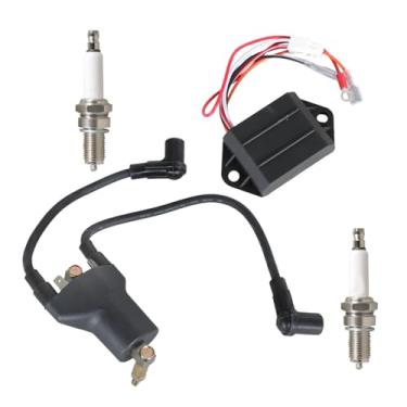 Imagem de YSMN Velas de ignição CDI Box Ignitor de bobina de ignição, substituição para carrinho de golfe EZGO 4 ciclos 26652-G01 72562-G01 1996-1998
