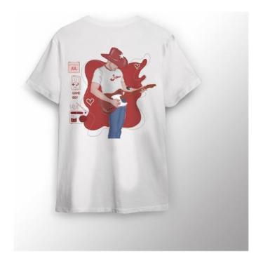 Imagem de Camisa Casual Estampada Com Cantor Jão Super, Algodão - Lobo Sete, Bra