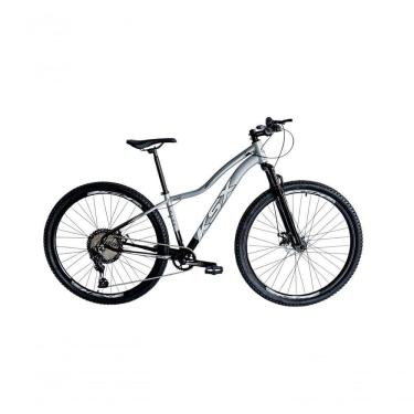 Imagem de Bicicleta Aro 29 Ksx Sd7 Feminina 12v Garfo Com Trava K7 11/50 Freios Hidráulicos Kit 1x12 - Preto/prata Tam. 15