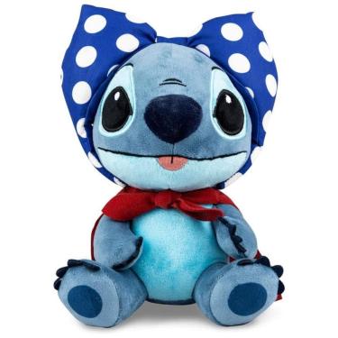 Imagem de Pelúcia do Stitch 20 cm de Altura com Capa e Laço para Crianças e Adultos, Kidrobot, Azul