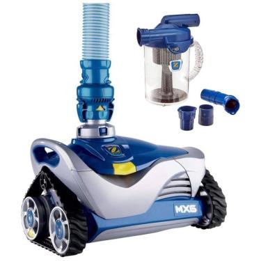 Imagem de Robô Aspirador de Piscina com Mangueira, Recipiente para Folhas e Sucção Ciclônica e X-Trax para Manobrabilidade, 110V, Zodiac, Azul