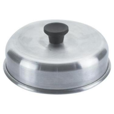 Imagem de Abafador De Hambúrguer Ncg Utilidades Alumínio 15,5Cm Prata
