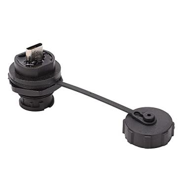 Imagem de Hyuduo Conector USB Impermeável Micro USB Fêmea Traseira Fêmea Com Trava de Fivela para Equipamentos Mecânicos Lâmpadas Externas Dispositivos IoT Materiais Auxiliares Elétricos