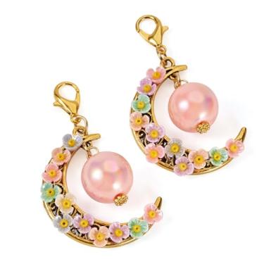 Imagem de 2 peças de pingentes de sapato de lua para tênis, pingentes para brincos faça você mesmo, colares, corrente, joias, artesanato, suprimentos, pingentes, decoração para sapatos, bolsa, chaveiro, 59mm