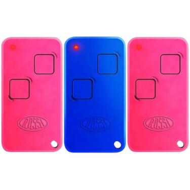 Imagem de Controle Remoto Ntx Rc 433 MHZ Colorido Rosa Azul Rossi