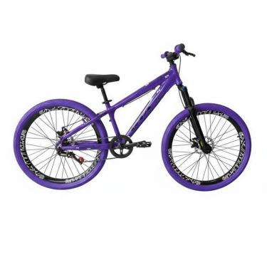 Imagem de Bicicleta 26 Gta Rebel Freeride Downhill Single Aro Vmaxx Freio A Disco Pneu Flame - Roxo