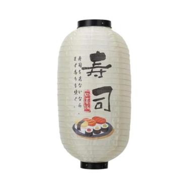 Imagem de Lanterna Japonesa Impermeável De 10 Polegadas Com Estampa Tradicional 